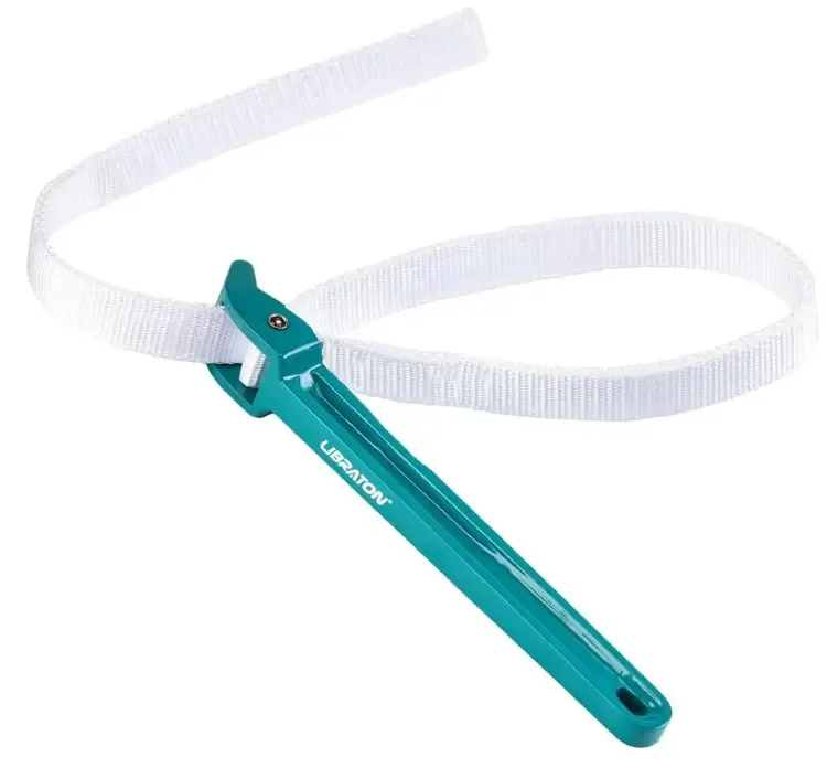LIBRATON Strap Wrench, Nylon Strap Wrench, 12″ Adjustable Oil Filter Strap Wrench, Strap Wrench Plumbing Heavy Duty, Double Layered Nylon Strap Wrench, Handle Belt Wrench